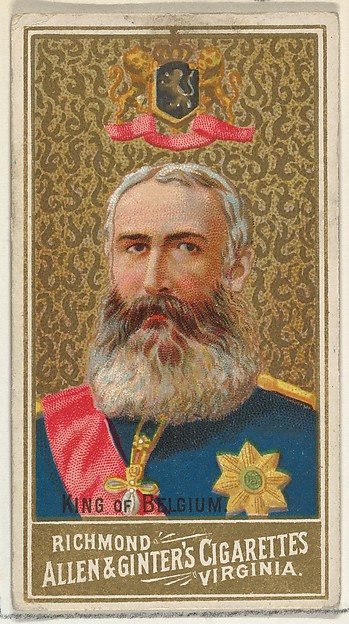 Allen & Ginter, King of Belgium, from World's Sovereigns series (N34) for Allen & Ginter Cigarettes