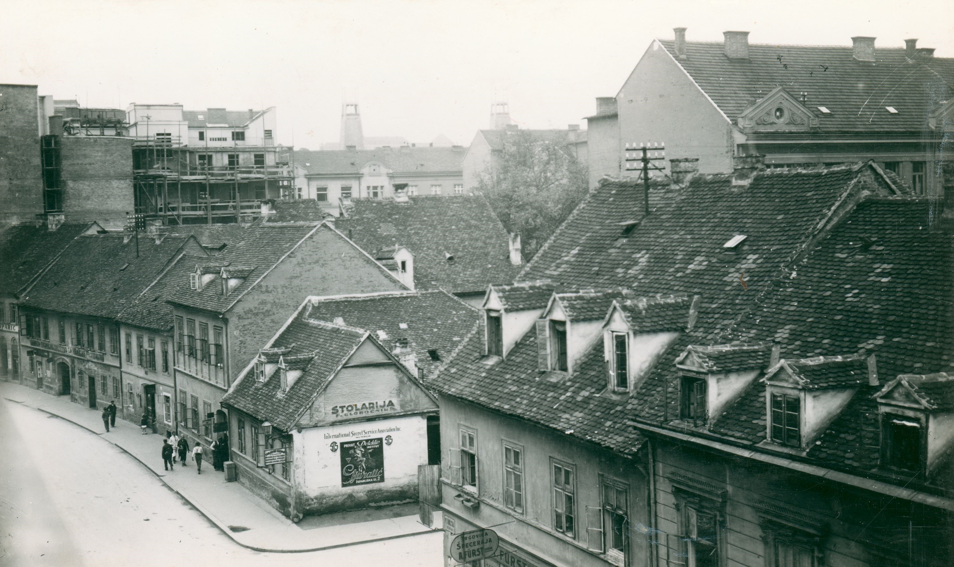 Vladimir Horvat, Zagreb (Petrinjska ulica) - Ugao Petrinjske i Boškovićeve ulice
