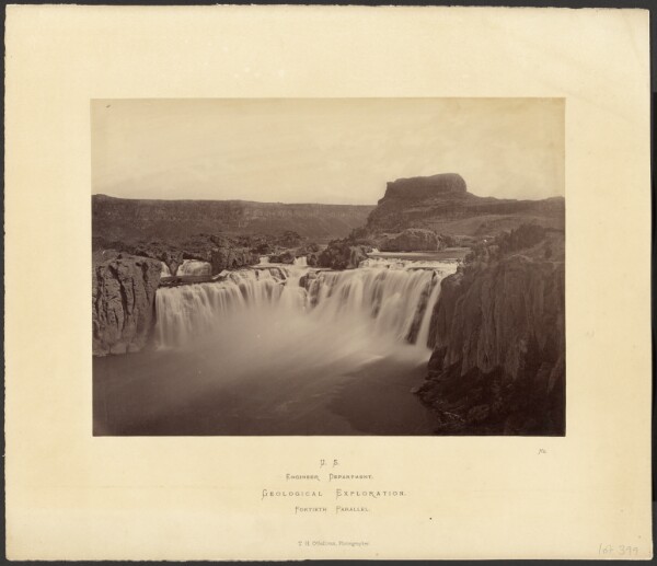 Timothy H. O'Sullivan, [Shoshone Falls, Snake River, Idaho, from South Bank]