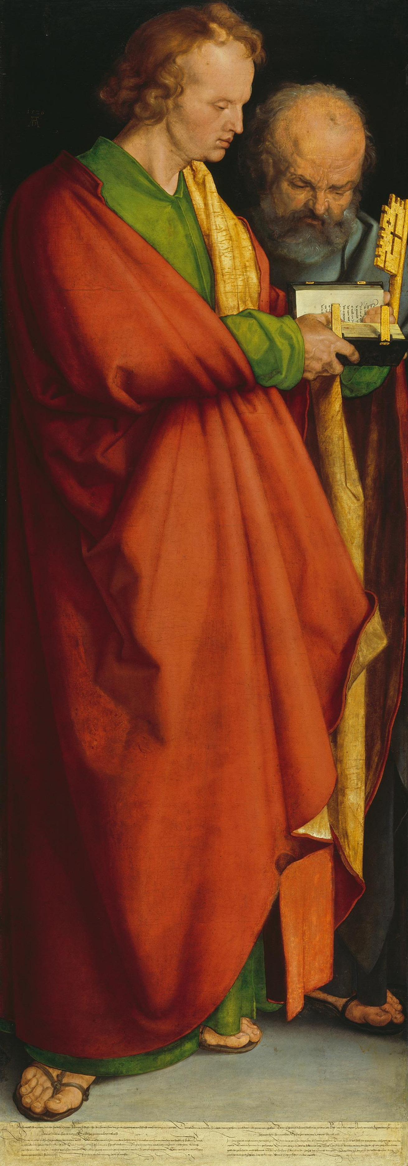 Albrecht Dürer, The Four Apostles: Saints John and Peter