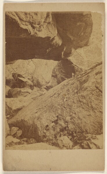 Unknown, [Unidentified view of large rocks]