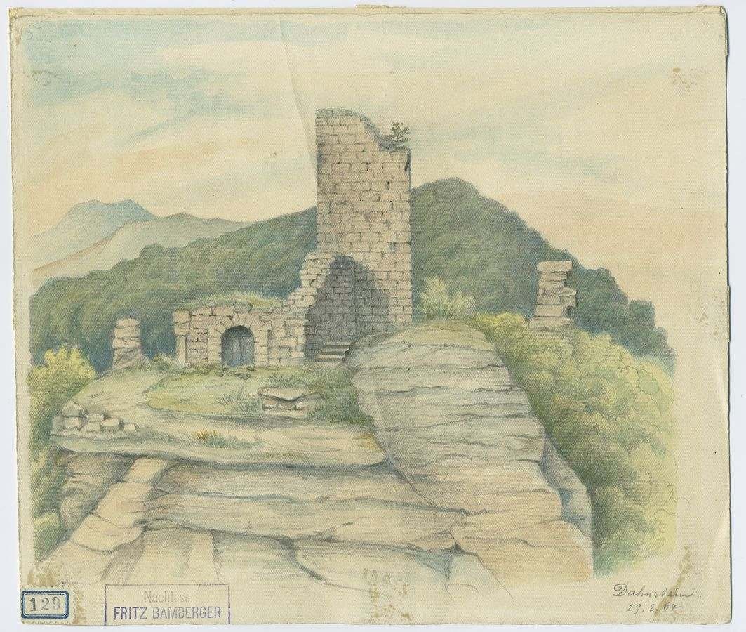 Fritz Bamberger, Ruine Dahnstein