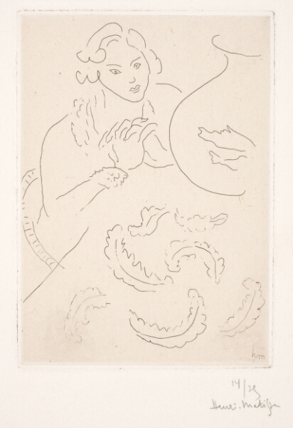 Henri Matisse, Figure près des poissons d'or