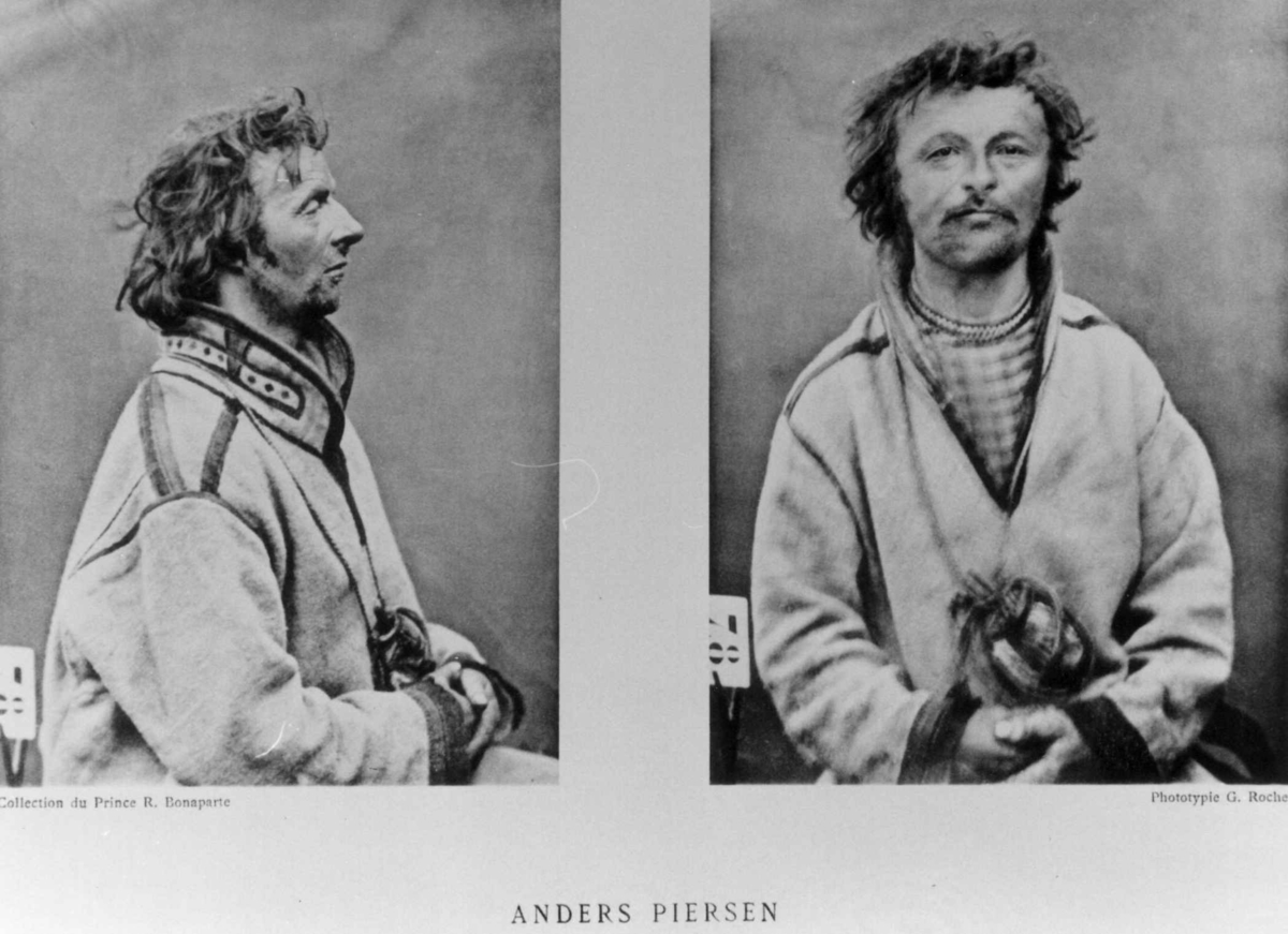 G. Roche, Roland Bonaparte sin samling. Portrett av Anders Piersen. Inngår i Bonapartes sameportretter som nr. 78. Bonaparte