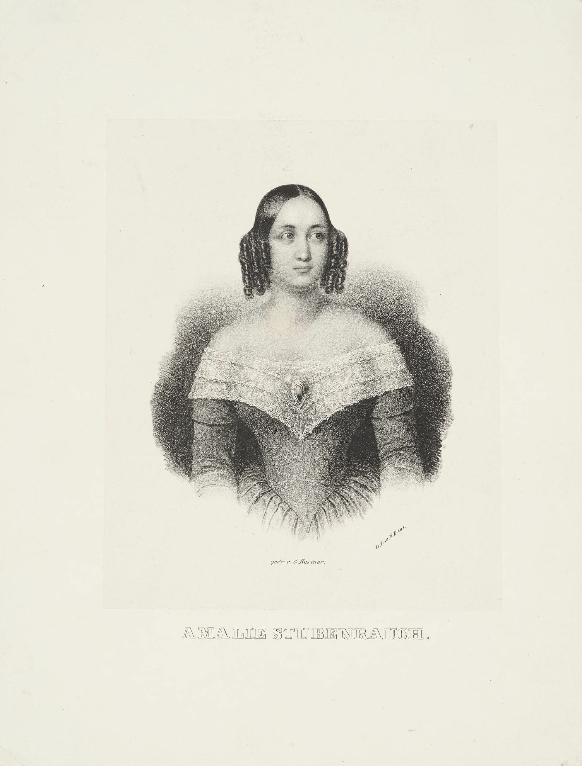 Gottfried Küstner, Bildnis Amalie von Stubenrauch