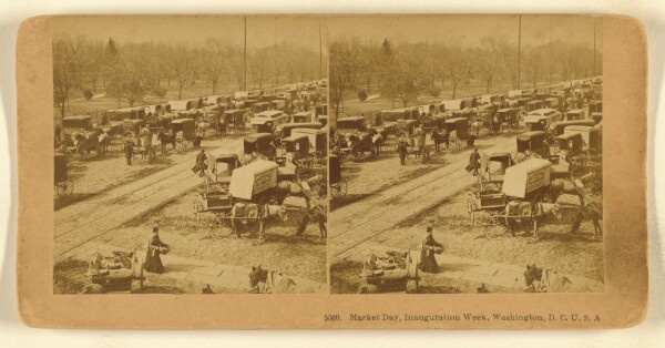Benjamin West Kilburn, Market Day, Inauguration Week, Washington, D.C. U.S.A.