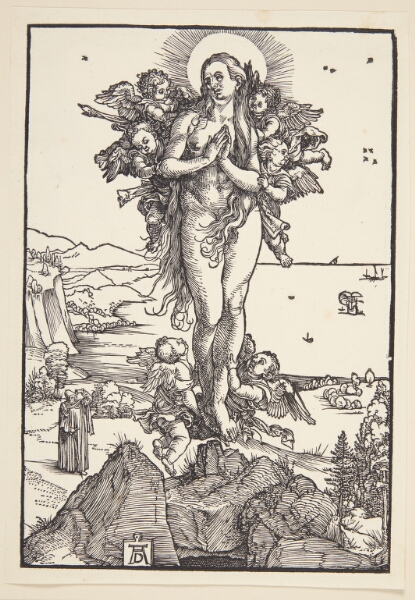 Albrecht Dürer, Maria Magdalene føres til himmels af englene