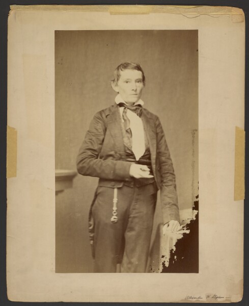 Unknown, [Portrait of Alexander H. Stephens]