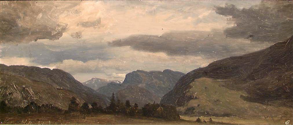 Hans Gude, From Nes in Hallingdal