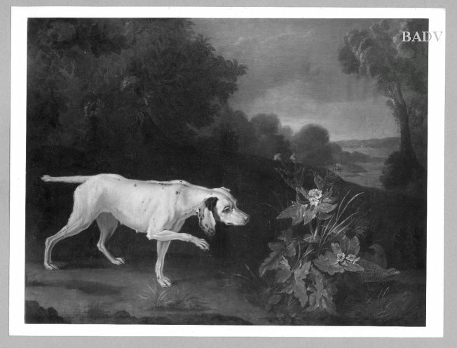 Jean-Baptiste Oudry, landscape with dog and peasants