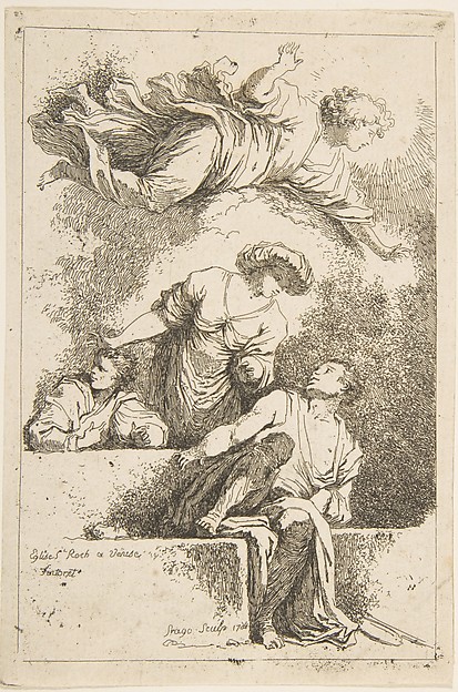 Jean Honoré Fragonard, The Disciples at the Tomb