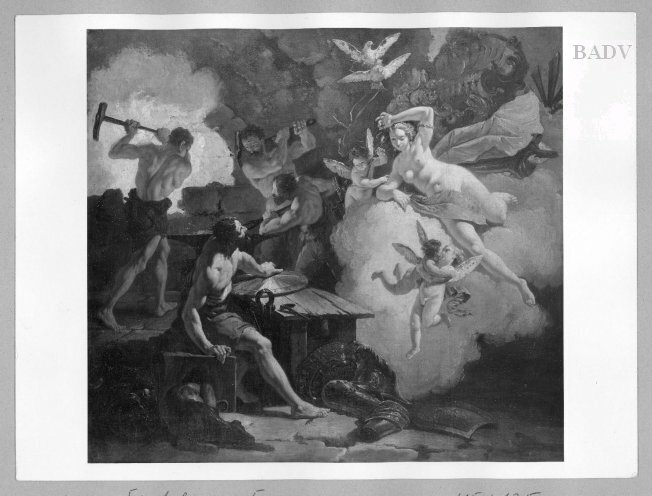 Francesco Fontebasso, Venus in the smithy of Vulkan