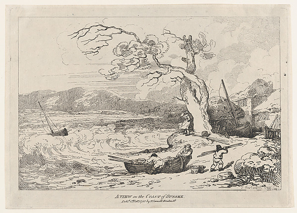 Thomas Rowlandson, A View on the Coast of Sussex
