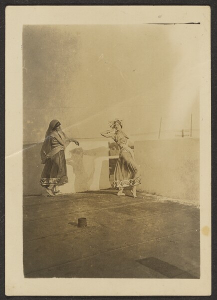 Louis Fleckenstein, [Dancers on Rooftop]