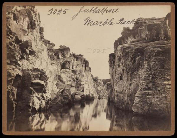 Francis Frith, Jubbalpore.  Marble Rocks