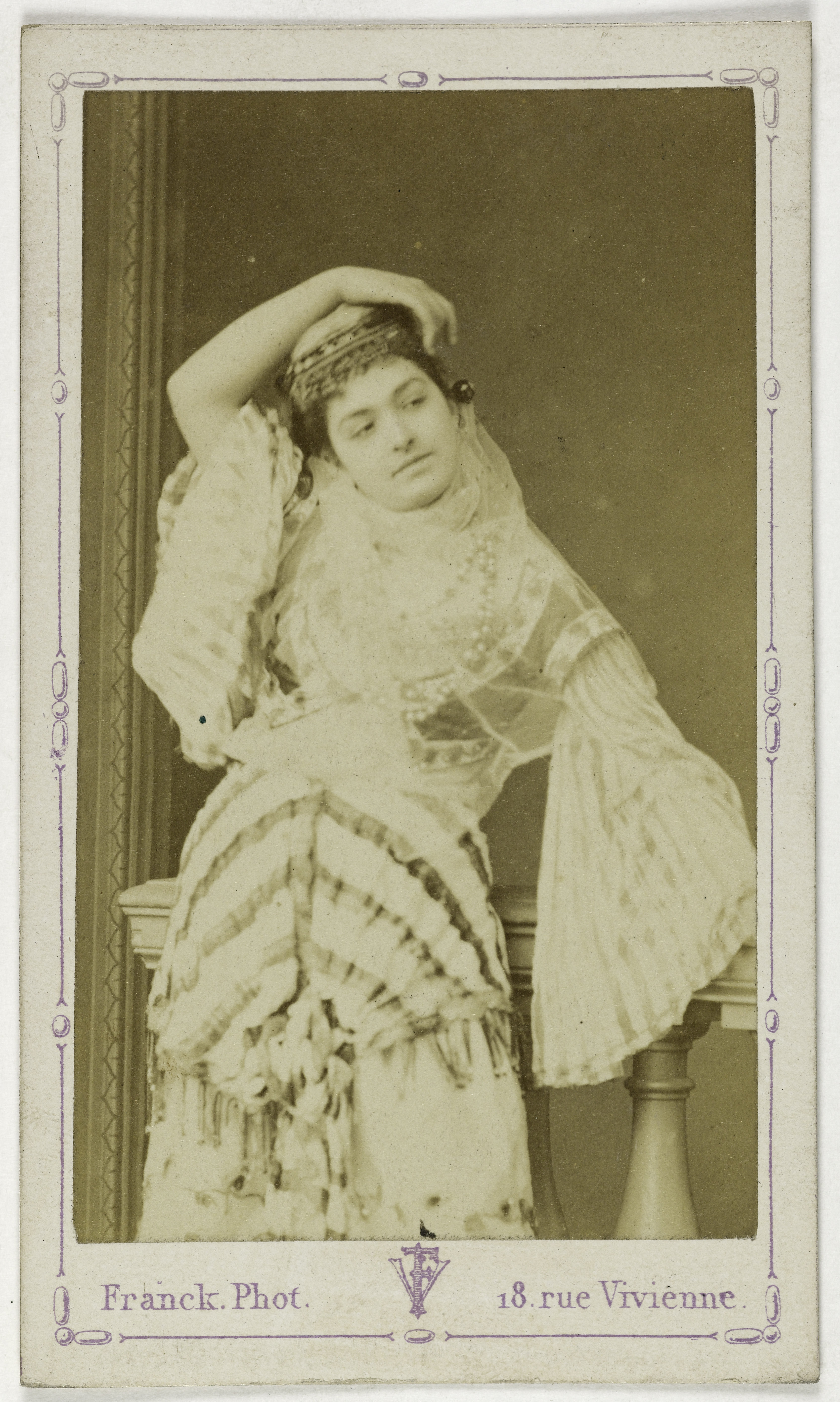 Franck, Portrait d'Henriette, (actrice au théâtre Déjazet)