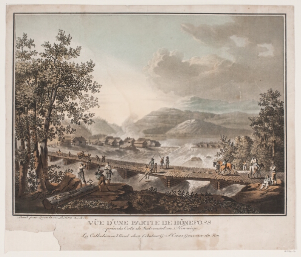 Georg Haas, Vue d'une partie de Hönefoss