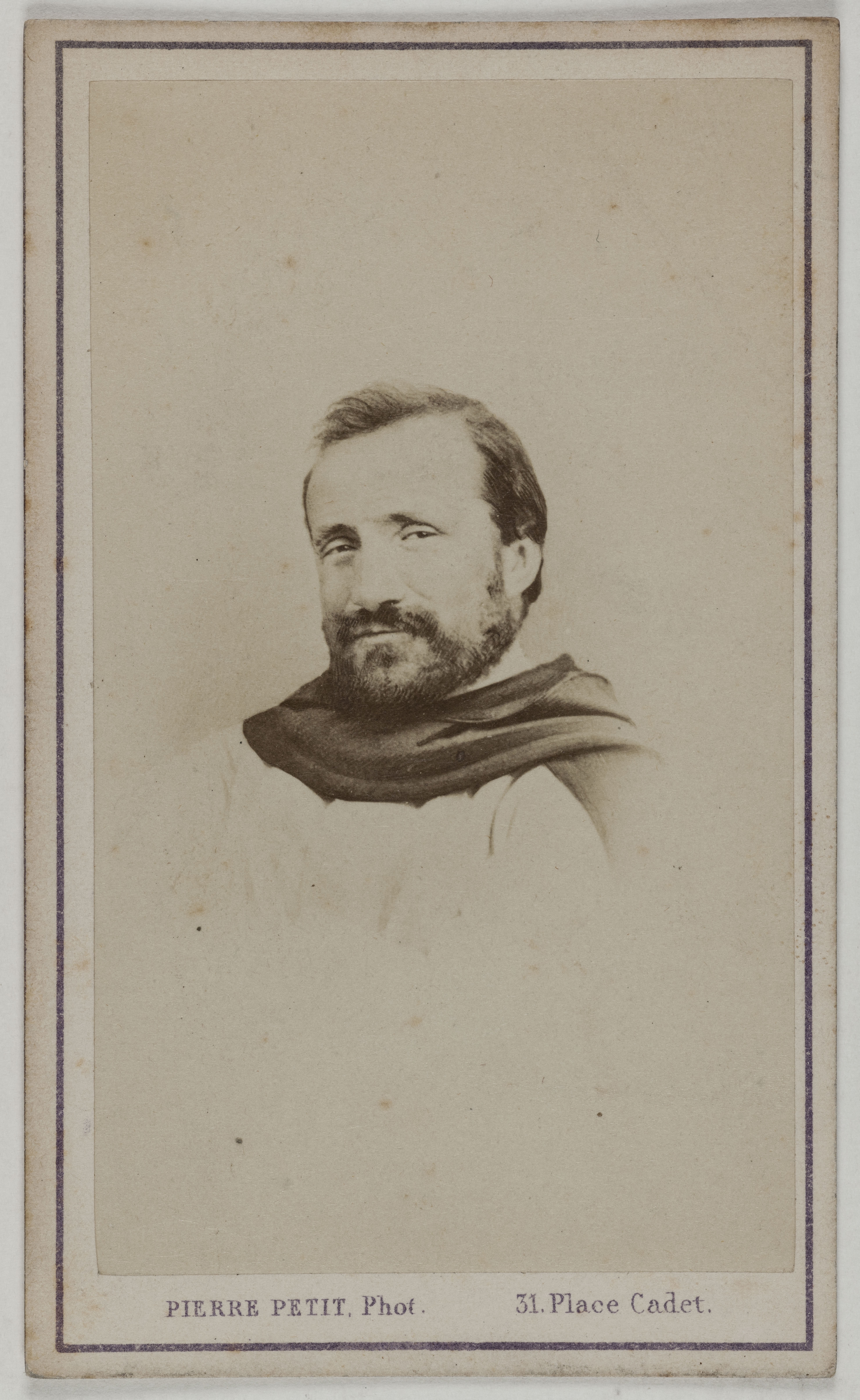 Pierre Petit, Portrait du Père Delhorme, (-1871), (religieux dominicain)