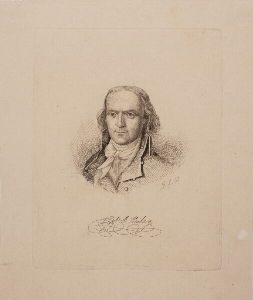 Vilhelm Kyhn, Portræt af P. A. Heiberg