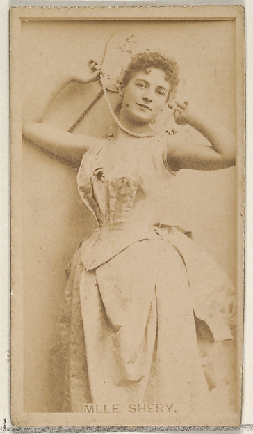 Allen & Ginter, Mlle. Shery, from the Actors and Actresses series (N45, Type 8) for Virginia Brights Cigarettes