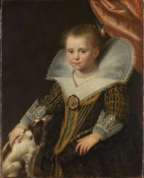 Paulus Moreelse, Portrait of a Girl, Known as ‘The Little Princess’