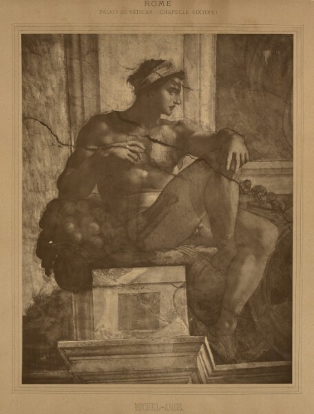 Adolphe Braun, Rome - Palais du Vatican, Chapelle Sixtine, Michel-Ange