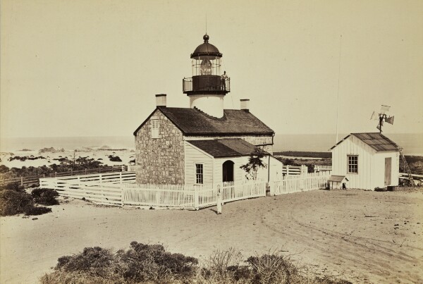 Carleton Watkins, [Lighthouse, Near Monterey]