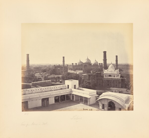 Samuel Bourne, Lahore; View from Palace in the Fort
