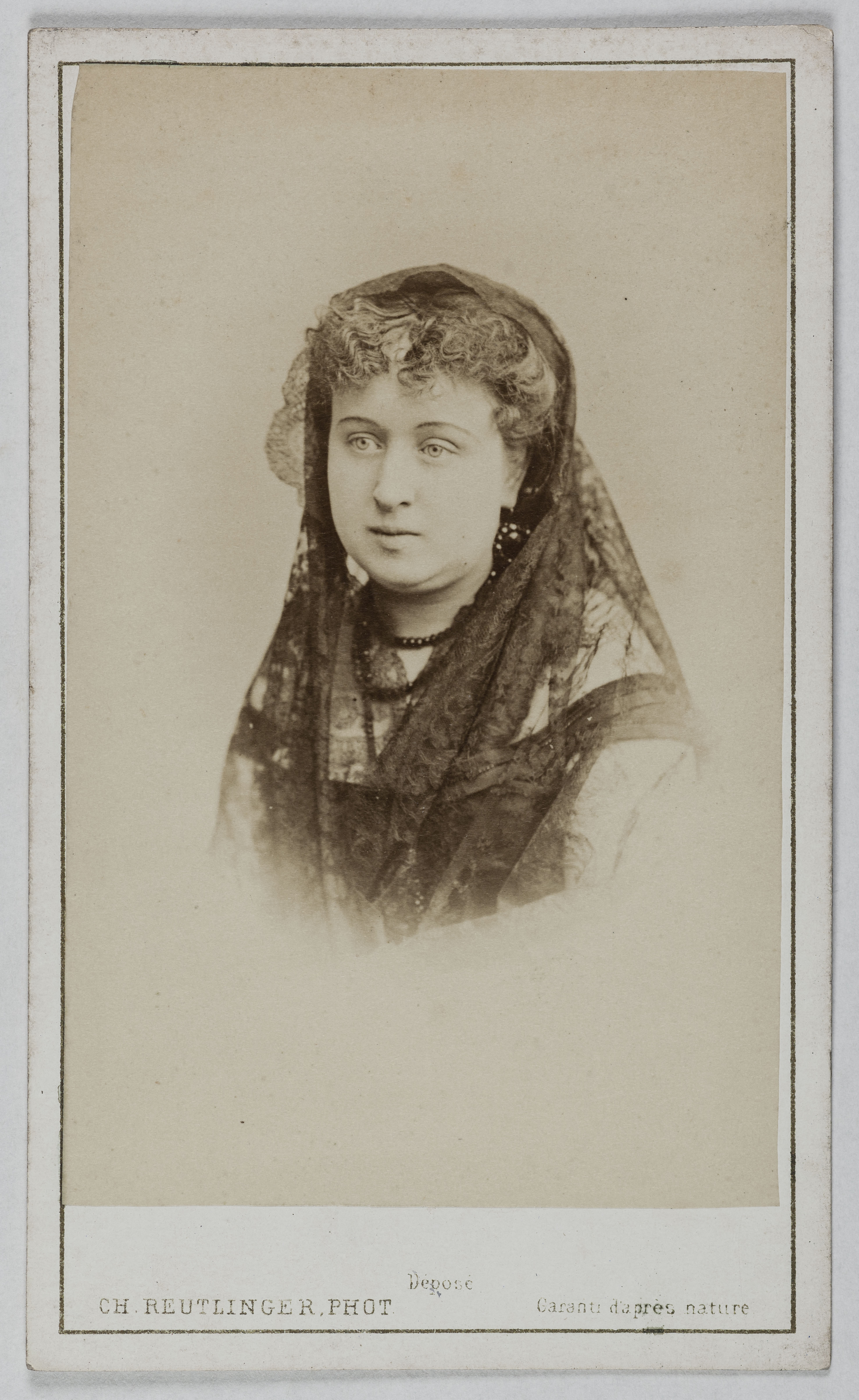 Charles Reutlinger, Portrait de Fillion Marie, (actrice)