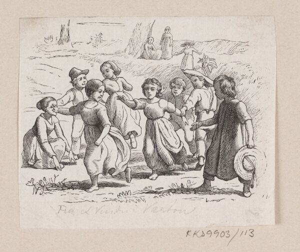 H.P. Hansen, Illustration til "Fra et Vindue i Vartou" i H.C. Andersen, "Eventyr og Historier", Bind 2