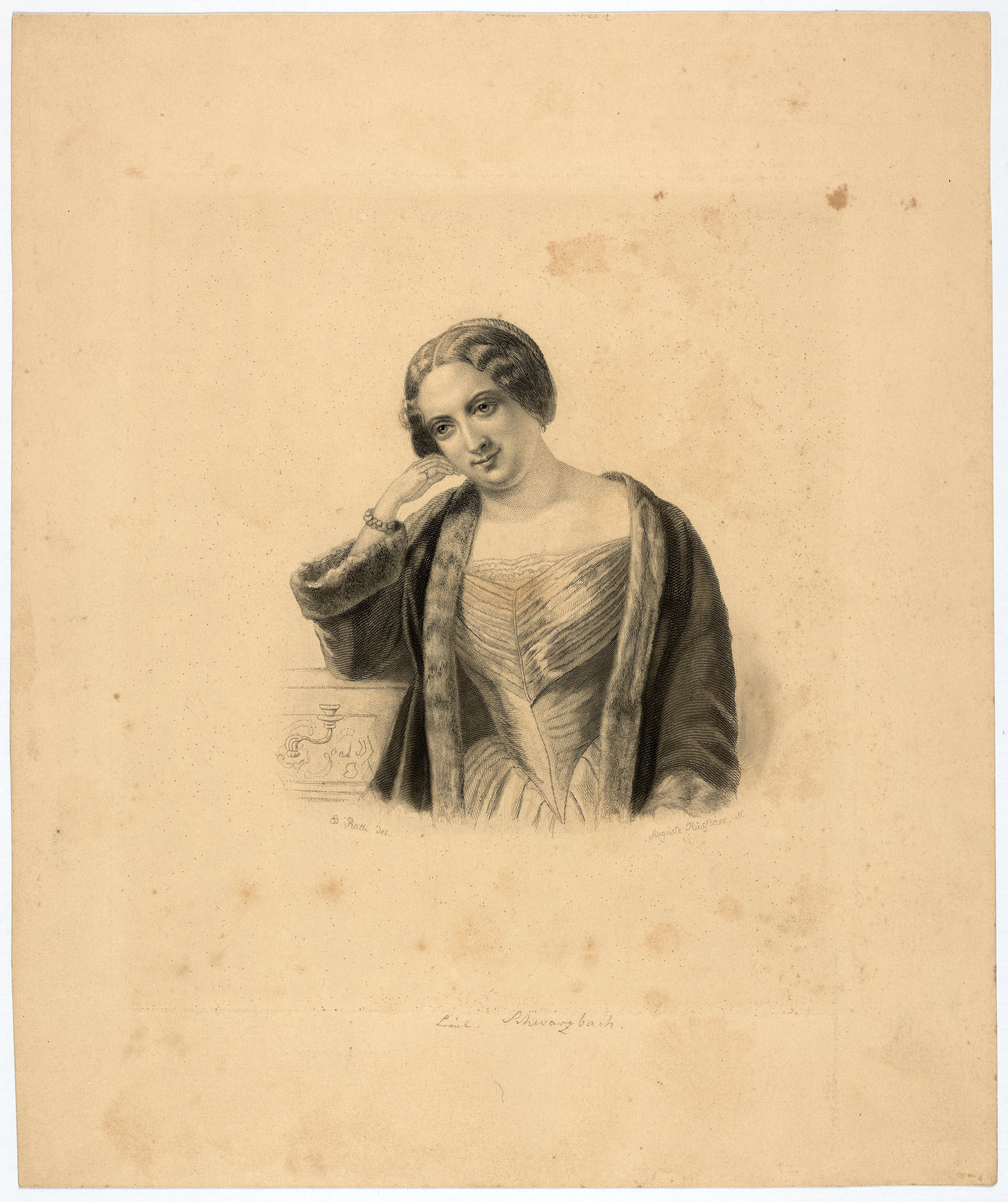 Auguste Hüssener, Porträt Franziska Schwarzbach