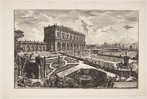 Giovanni Battista Piranesi, Villa Albani udenfor Porta Salaria