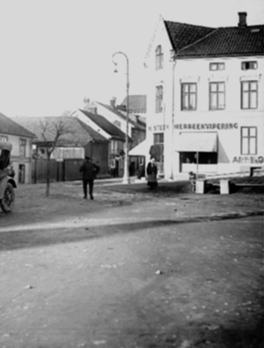Anno Domkirkeodden, TORGGATA 41, M. STEENS FORRETNING I KRYSSET TORGGATA - HÅKONSGATE PÅ ØSTRE TORG