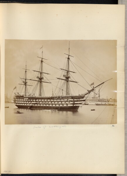 Unknown, [View of the HMS Duke of Wellington]