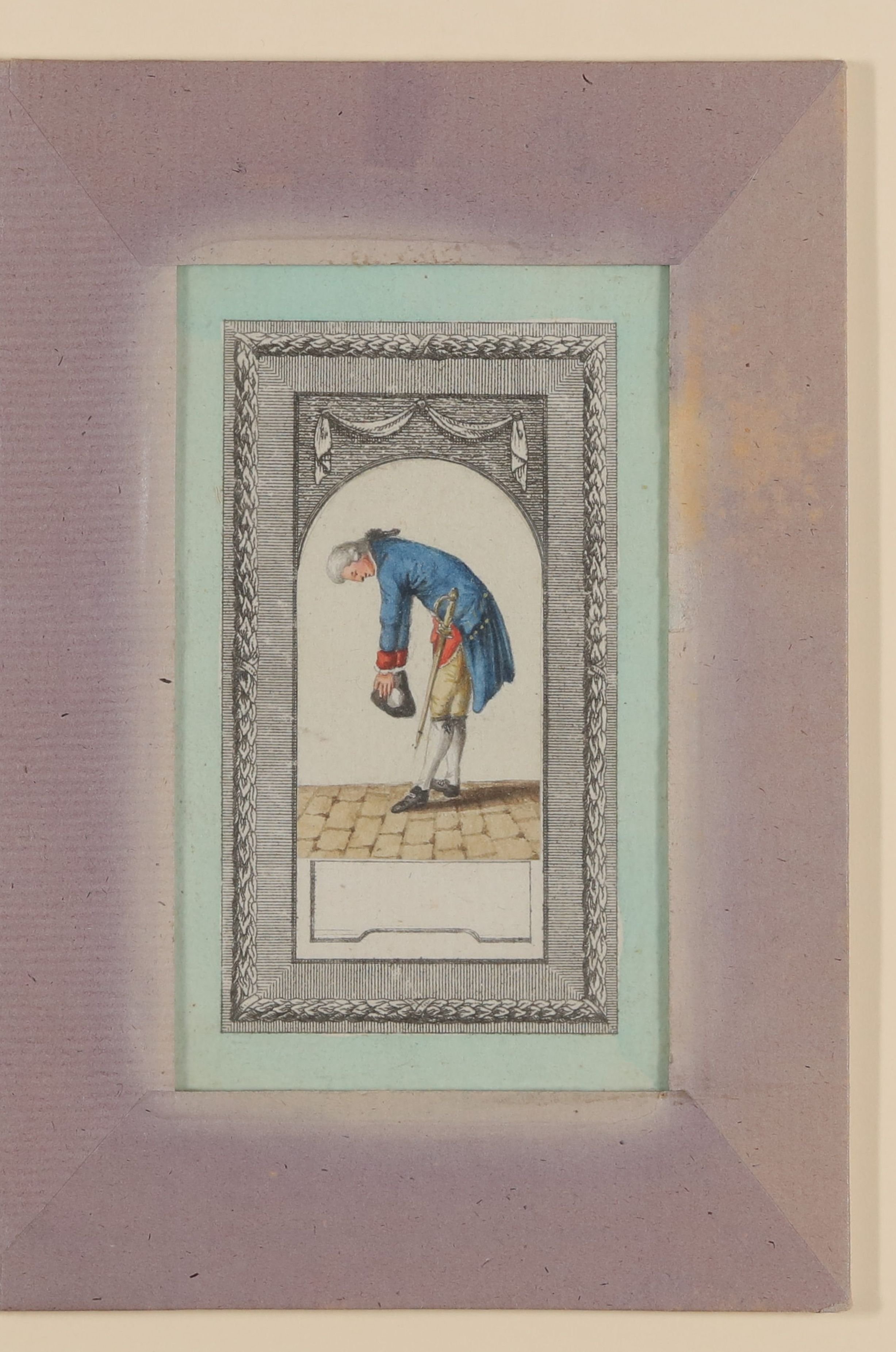 Daniel Nikolaus Chodowiecki, Komplimentier Narr [Teil der Kassette "CHODOWIECKI, MANNSPERSONEN, Bd. 4"]