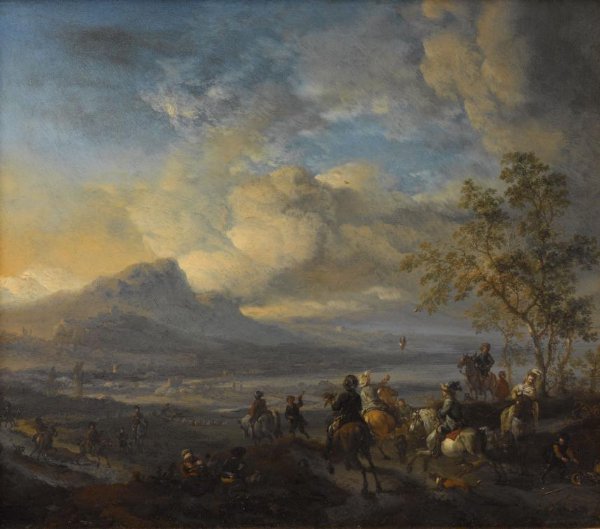 Philips Wouwerman, The Falcon Hunt