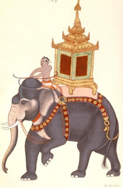 Unknown, One of fifty Burmese drawings.