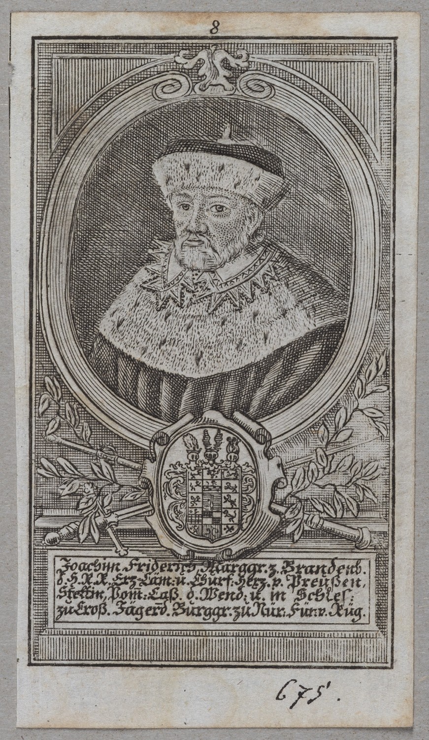 Johann Georg Wolffgang, Joachim Friedrich, Kurfürst von Brandenburg (1546–1608, reg.1598–1608)