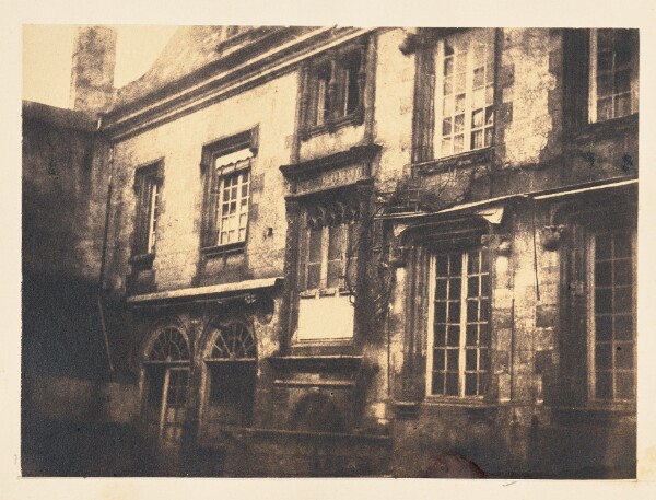 Louis-Alphonse Davanne, [Detail of private house, probably Laon]