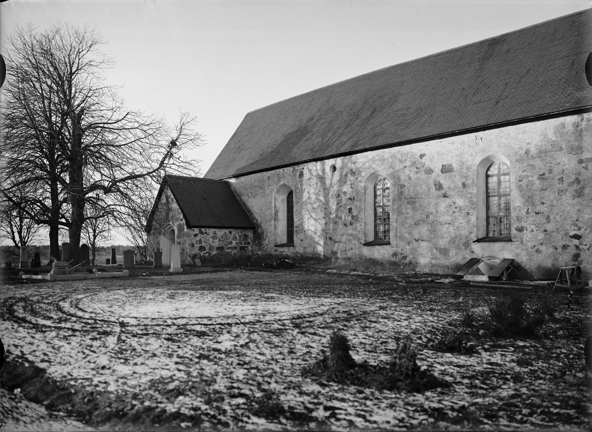 Paul Sandberg, Husby-Långhundra kyrka, Husby-Långhundra socken, Uppland november 1933