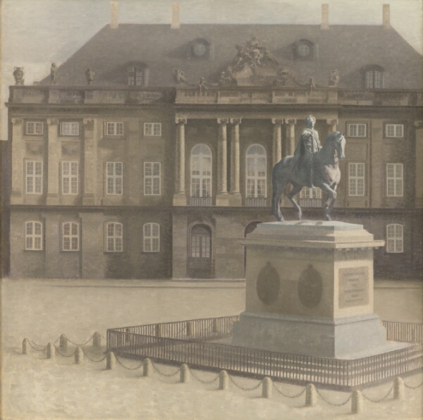 Vilhelm Hammershøi, Amalienborg Plads