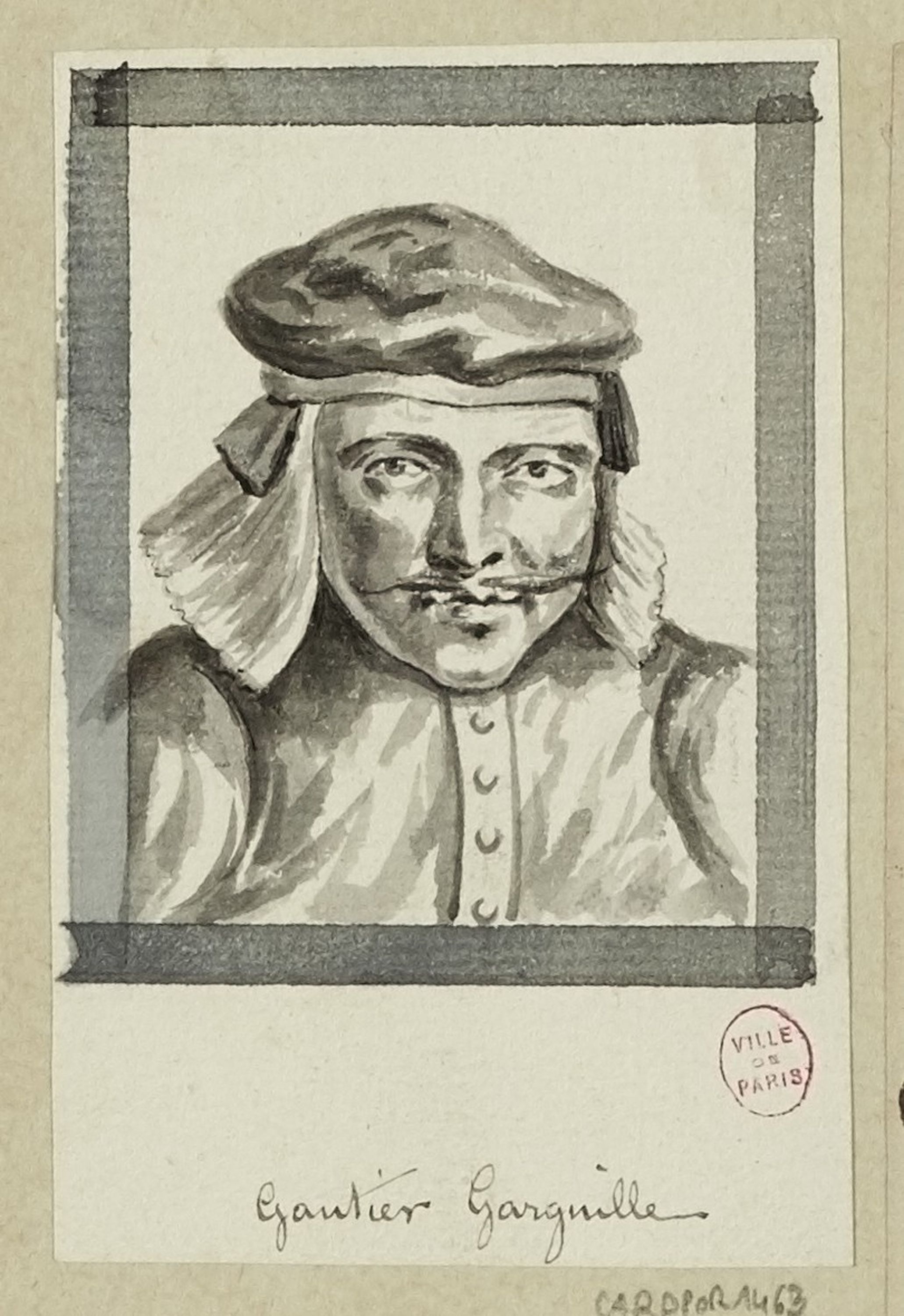 Anonyme, Portrait de Gaultier-Garguille.