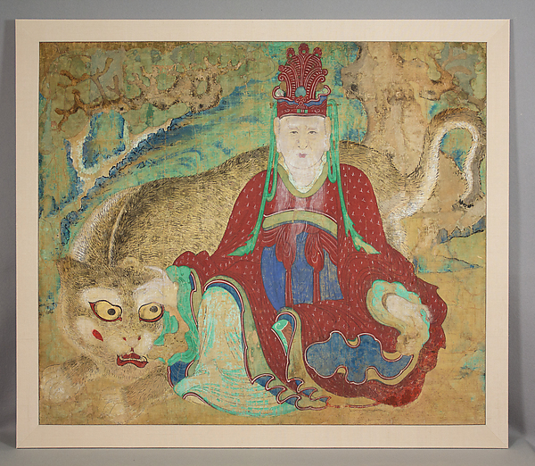 Unidentified artist, Mountain god with tiger