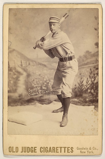 Goodwin & Company, Hatfield, 3rd Base, New York, from the series Old Judge Cigarettes