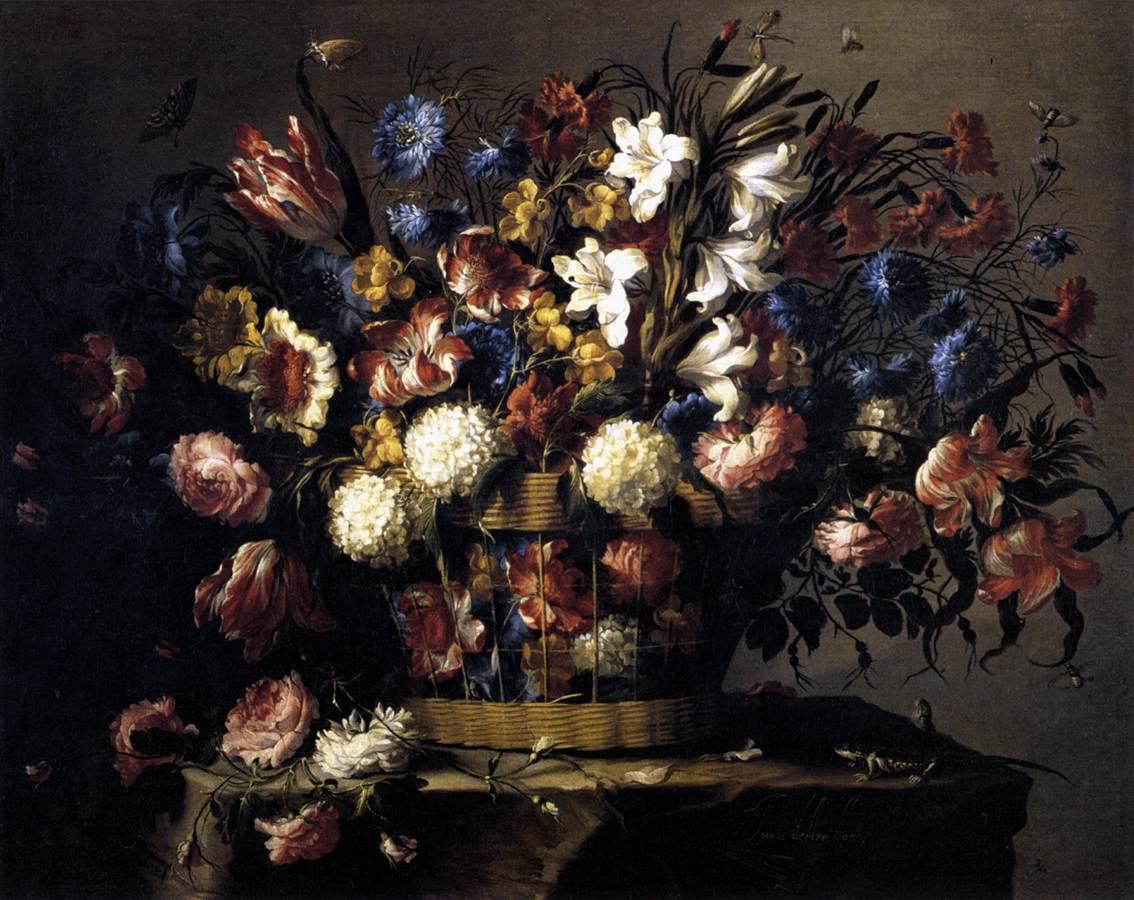 Juan de Arellano, Basket of flowers