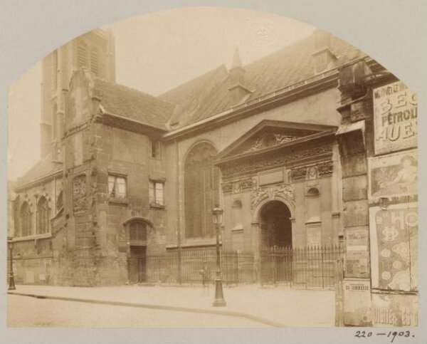Atget, Jean-Eugène-Auguste, Church of St Nicholas des Champs, Paris, France