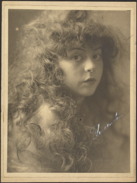 Louis Fleckenstein, [Portrait of a Woman with Curly Hair]