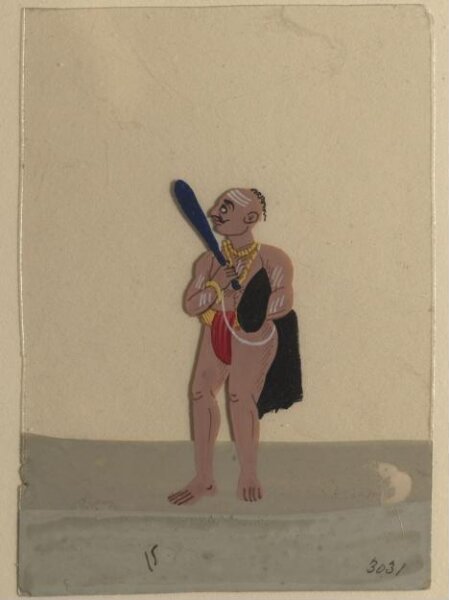 Unknown, Twelve drawings of unidentified ascetics and mendicants.