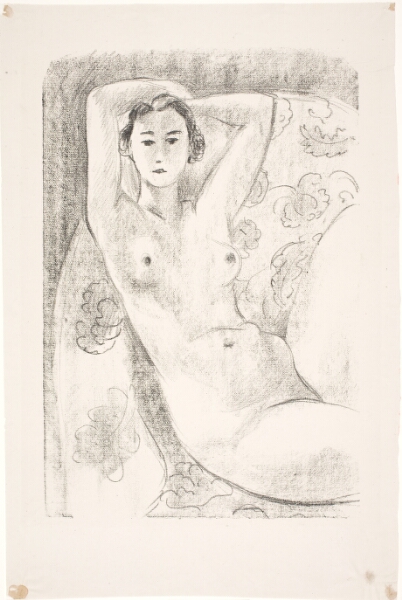Henri Matisse, Kvindelig model, siddende i en lænestol