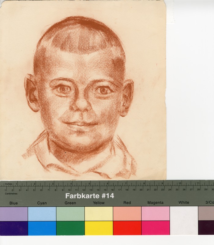 Erna (autor) Kreischmann, Joonistus. Poisi portree